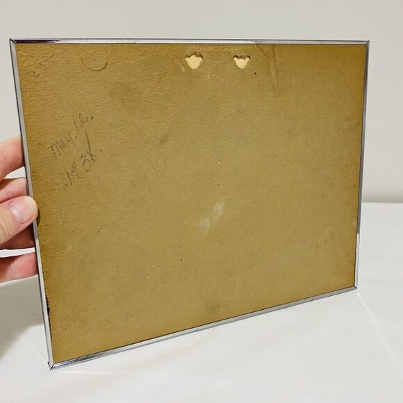 Pru-Les Art Print Dear Mother Motto Poem Lily of the Valley Flowers Metal Frame - Picture 5 of 7